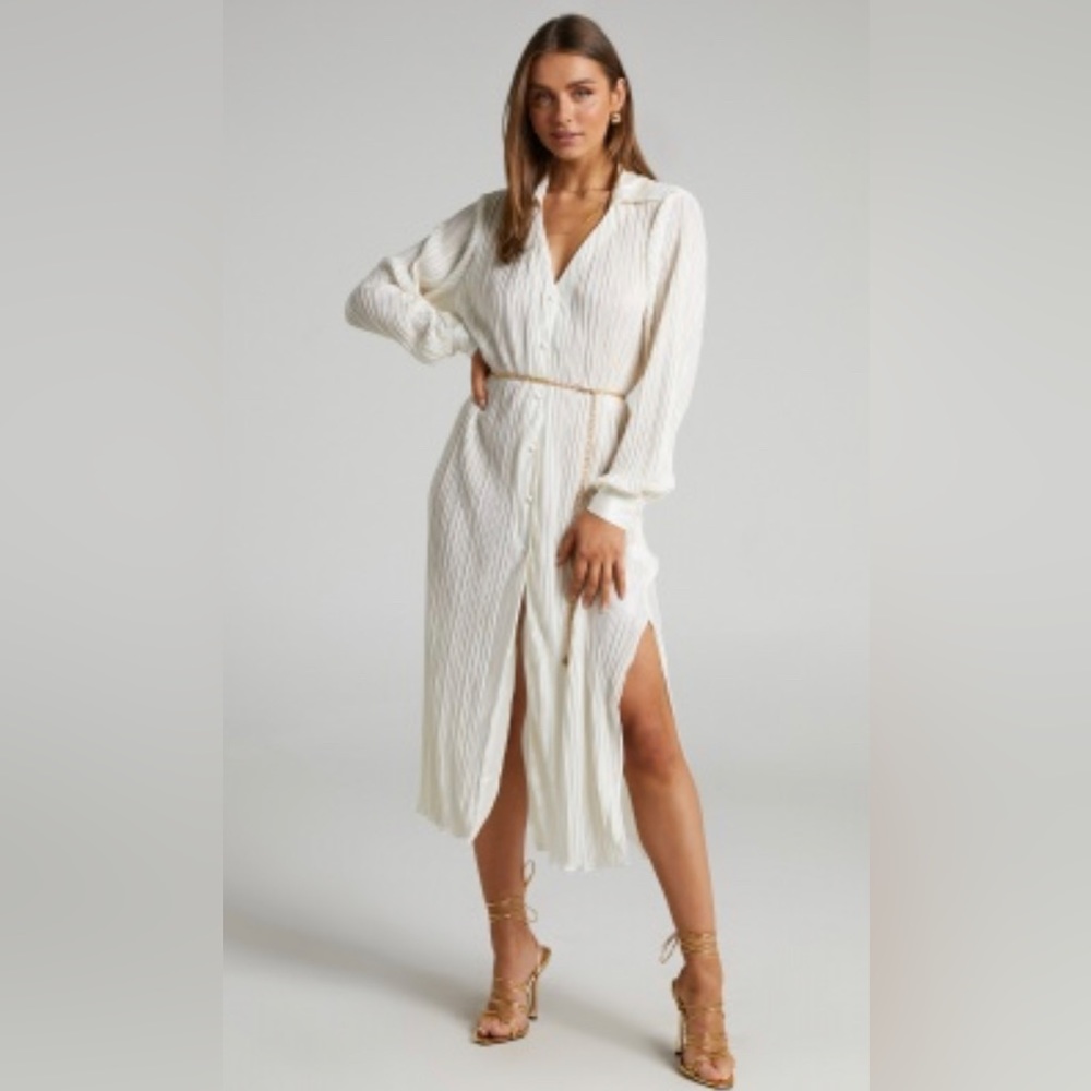 Showpo Cream Dress